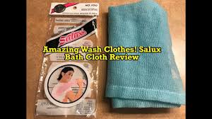 Salux nylon japanese beauty skin bath wash cloth/towel. Found These Amazing Wash Clothes Salux Skin Cloth Review Youtube