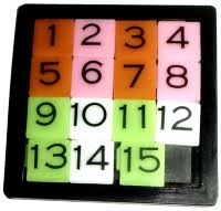 I mentioned a level 199 with 11 pieces in a 5x5 grid i designed with this sliding block puzzle solver. Sliding 15 Puzzle Simulator And Solution