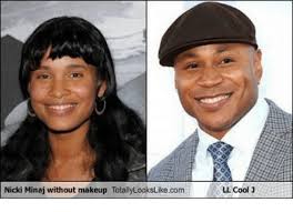 Beyonce the singer posted this selfie without comment, and without a drop of makeup, on. Nicki Minaj Without Makeup Totallylookslikecom Ll Cool Makeup Meme On Me Me