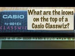 What Are The Icons On A Casio Classwiz Screen How Do You Switch Symbols On Off On An Fx 991ex The Calculator Guide Icon Casio Calculator