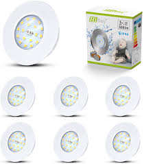 Go with narrow or spot beam and a spread of 2' to 3' of space between each light. 6x 5w Ultra Slim Led Recessed Ceiling Lights Ip44 Bathroom Spotlights White Downlights Integrated Design Shower Fitting Warm White 500lm 240v Indoor Lighting Tsunamicompany Recessed Lighting