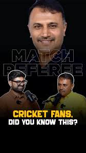 Crucial Role of a Match Referee explained by very experienced Prakash  Bhatt. , He served as a BCCI Match Referee (Including 50+ IPL Matches) and  recently promoted to the International Panel of ICC ...