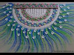 Diwali Special Easy Peacock Feather Rangoli Innovative Rangoli Design By Poonam Borkar Rangoli Designs Colorful Rangoli Designs Simple Rangoli Designs Images