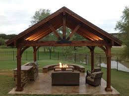 46 Amazing Gazebo Design Ideas For Your Backyard Trendehouse Backyard Fireplace Outdoor Covered Patio Backyard Gazebo