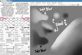 Soft Blur Blend Sai Brush Settings By