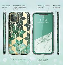 Wbudowana osłona ekranu chroni telefon. I Blason Cosmo Slim Designer Case Green Marble For Iphone 11 Pro Max 6 5 Iphone Case Iphone 11