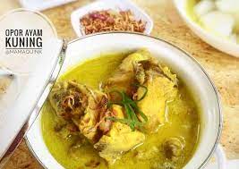 Resep Opor Ayam Mini Enak Resep Ayam Fotografi Makanan