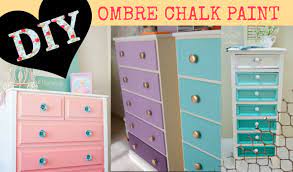 Adding diy drawer pulls to your chest of drawers can instantly update your look without requiring you to do a bunch of woodworking or refinishing. Diy Ombre Paint For Dressers Or Shelves Youtube