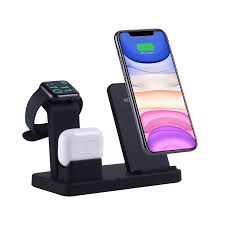 Latest Wireless Charging Dock For Mobile Devices Such As Iphone Apple Watch Airpods Pro In 2020 Wireless Charger Charger Stand Charging Dock