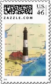 Stamps With Lighthouses New York Great South Bay Long
