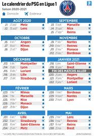 Lille psg 23 mai 2021. Club Le Calendrier Complet Du Psg Pour La Saison 2020 2021 De L1 Culturepsg