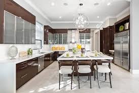 With the lighting, the gold and black finishes contrast the brushed nickel faucet and hardware, which. High Gloss Kitchen Cabinets Pros And Cons Designing Idea