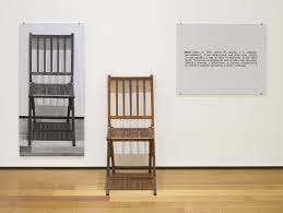Joseph Kosuth One And Three Chairs 1965 Joseph Kosuth Conceptual Art Art Chair