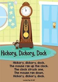 Hickory Dickory Dock The Mouse Is On The Clock Hickory Dickory Dock Nursery Rhyme Worksheets And Activities Nursery Rhymes Poems Nursery Rhymes Rhyming Preschool