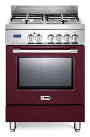 De Longhi Pro66mr Pro 66 Mr Professional Approche De La Cuisine Cm 60 4 Bruleurs A Gaz Rouge Bordeaux Vieffetrade