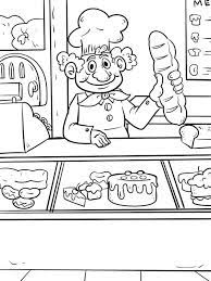 Print and color labor day pdf coloring books from primarygames. Baker Coloring Page 1001coloring Com