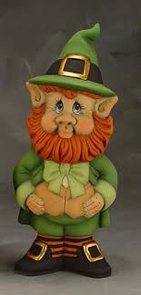 Bring fun fairytale vibes in your garden with the premium garden gnomes collection. Lir Irish Gnomes Lucky Leprechaun Unpainted Ceramic Figurines