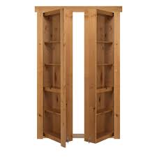 A single hidden bookcase door from murphy door can hold up to 300 pounds in addition to the weight of the door. The Murphy Door 60 In X 80 In Flush Mount Assembled Alder Natural Stained Universal Solid Core Interior French Bookcase Door Fmfdaa60ns The Home Depot Bookcase Door Murphy Door French Doors Interior