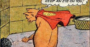 Saturdays With Streaky The Supercat Comic Panels Comic Book Panels Retro Comic