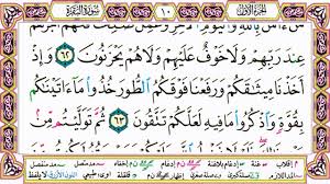 القرآن الكريم مقسم صفحات الشيخ حاتم فريد سورة البقرة صفحة 10 مكتوب Arabic Calligraphy Quran