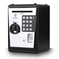 Save 8% lowest price in 30 days. Agptek Piggy Bank Auto Scroll Paper Money Safe Box Password And Fingerprint Coin Box For Kids Walmart Com Walmart Com