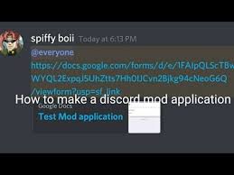 After the app don't keep going on and on at the admins asking them if they accept it that will wind them up. How To Make A Discord Mod Application Youtube