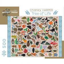I spent many a summer afternoon as a child chillin in the creek with these little guys. Pomegranate Charley Harper Tree Of Life 500 Piece Jigsaw Hus Hem