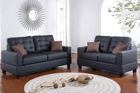 This modern configurable living room set is steeped in the desire to combine a modern minimalist style with flawless design and unsurpassed manufacturing. Bobkona Aria Faux Leather 2 Piece Sofa And Loveseat Set Walmart Com Walmart Com
