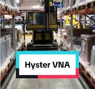 Hyster VNA Used in narrow racking aisles to place and retrieve pallets  Great machine to use if you get the opportunity #hyster #vna #forklift  #training #MHE