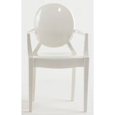 Philippe starck, 2013 a un sistema living confortevole e pragmatico, dallo stile semplice e rilassante, concepito medaillon stuhl: Kartell Louis Ghost Stuhl Weiss Deckend Glanzend Philippe Starck