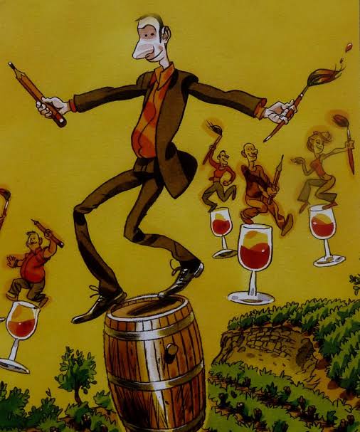 Condrieu. Jean-Christophe Chauzy dépeint le festival Vendanges graphiques