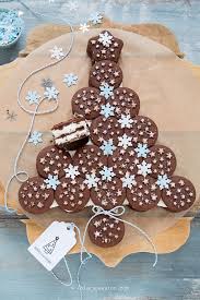 Albero Pan Di Stelle Torta Pan Di Stelle Forma Albero Di Natale Ricetta Ricette Di Dolci Natalizi Dolci Di Natale Dolci