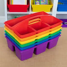 Multi Use Storage Caddies 6 Colors Set Of 6 Art And Craft Materials Supplies Organization Color Set