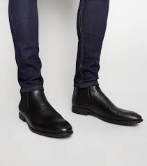 Handcrafted chelsea boots made by true artisans in portugal. Black Leather Look Chelsea Boots New Look