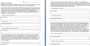 Making Inferences Worksheets The Teachers Cafe Then they explain their answers by referencing details from the text. making inferences worksheets the