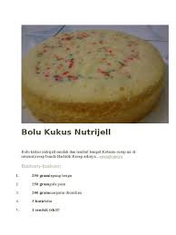 Here is how you achieve it. Bolu Kukus Nutrijell