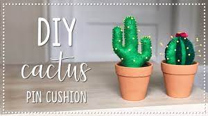 In my world, cute is king. Diy Cactus Pin Cushion Sew Tell Youtube