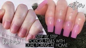 Diy Polygel Nails At Home The Beauty Vault Youtube Powder Nails Polygel Nails Dip Powder Nails