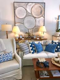 Blue And Neutral Tones Living Room Seating Design At Mecox Napa Interiordesign Home Decor Antiques Living Room Seating Interior Design Asian Furniture