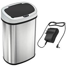 Even if your kitchen is designed in white or neutral shades, try a pop of color with a bright red food processor or raspberry can opener. Sensorcansensorcan 13 Gallon Battery Free Automatic Sensor Kitchen Trash Can With Power Adapter Oval Shape Stainless Steel Garbage Bin With Ac Plug Dailymail