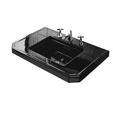 kohler kathryn 32 in black fire clay