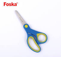 Foska Good Quality Mini Size Colorful 5' School Kid Stationery Scissors