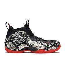 Black And White Foams Snakeskin Foamposite One 314996 101 Foam Posites Snake Skin Red Black Style