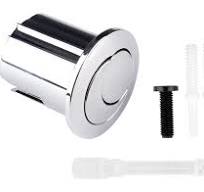 Bouton de rechange pour robinet de chasse d'eau Roca - Bouton poussoir  double poussoir - Bouton de chasse d'eau compatible avec Roca AH0002000R -  ...