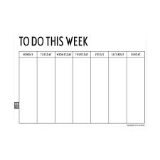 Planning semaine du 10 au 14 août. Planning Semaine Design Letters Design Adulte
