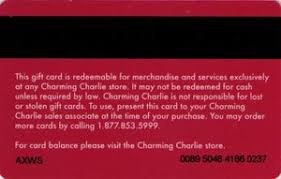 You can check anthropologie gift card balance online on our website, or call anthropologie at 00800 0026 8476. Gift Card Logo Red Charming Charlie United States Of America Charming Charlie Col Us Chch 003