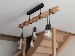 Suspension Nature Metal Hetre Eglo Townshend 6 Lumiere S D 10 0 Cm Leroy Merlin Lustre Salle A Manger Suspension Industriel