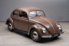 Image result for Brown Beige 1950 VW Bus