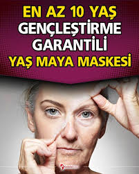 10 Yas Genclestirme Garantili Yas Maya Maskesi Guzellik Guzellik Sirlari Yaslanma