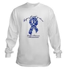Colon Cancer Awareness Long Sleeve T Shirt Colon Cancer Awareness For My Daughter Regina And Brother J D Colon Cancer Cancer Cancer Awareness